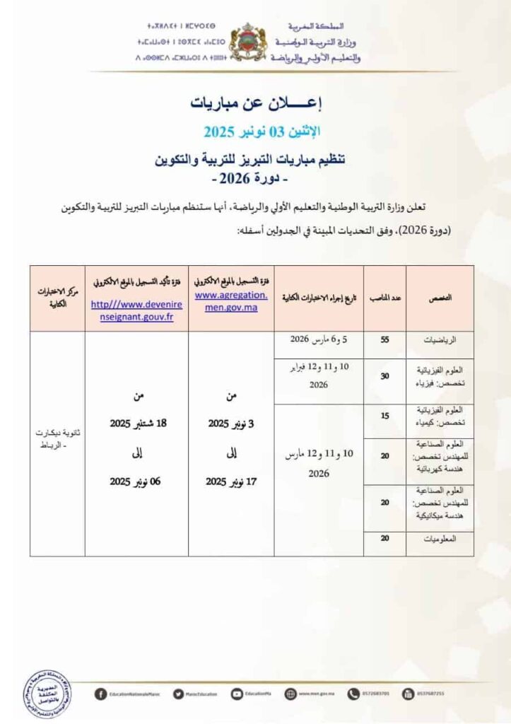 agregation.men .gov .ma 1