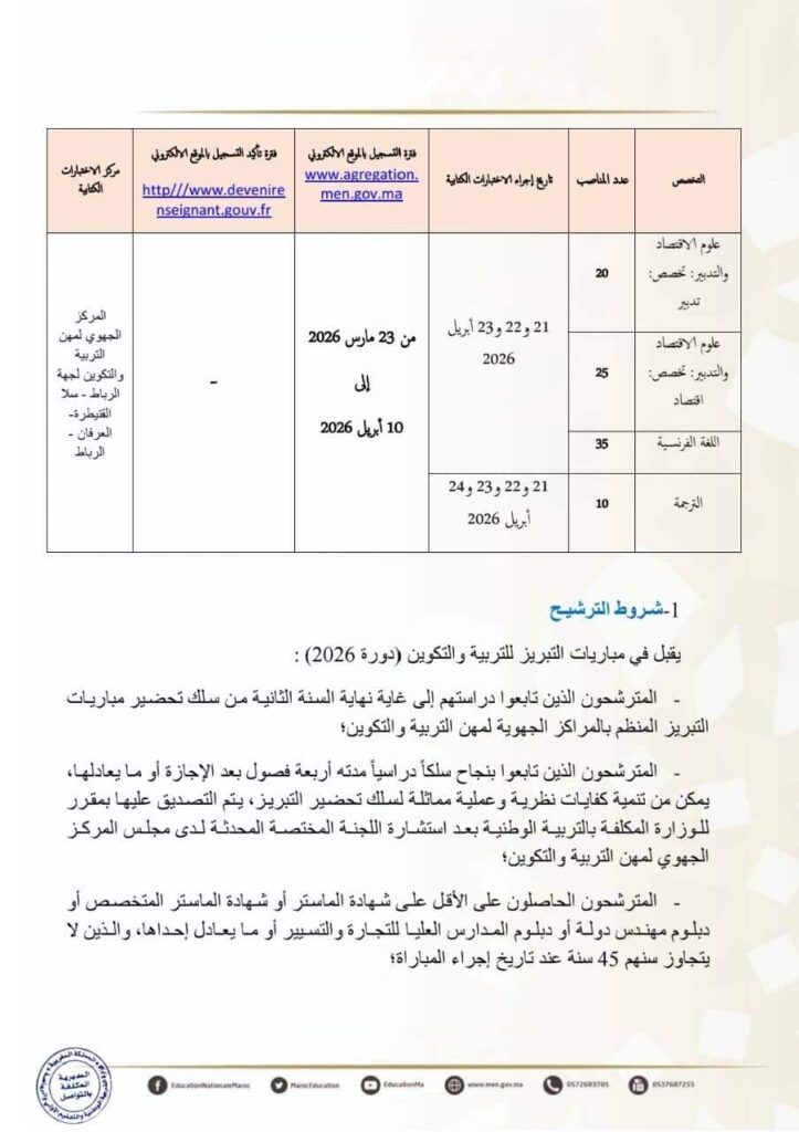 agregation.men .gov .ma 2